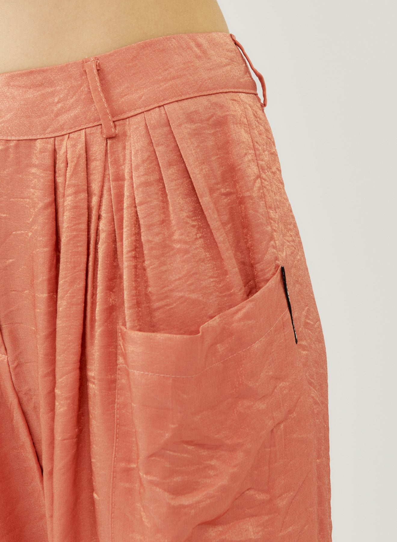 Soft Cropped Trousers With Pleats Si/2505