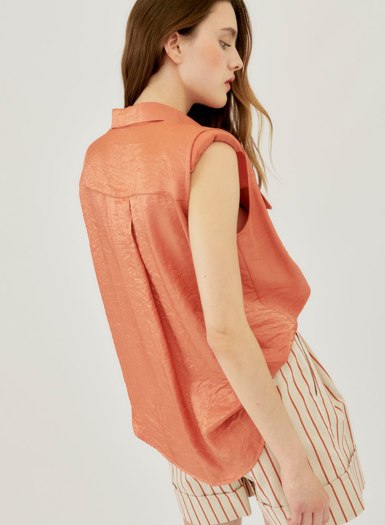 Armhole Shirt With Shoulder Straps Si/2506