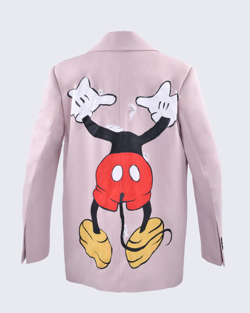 Mickey Mouse Graphic in Blush Pink