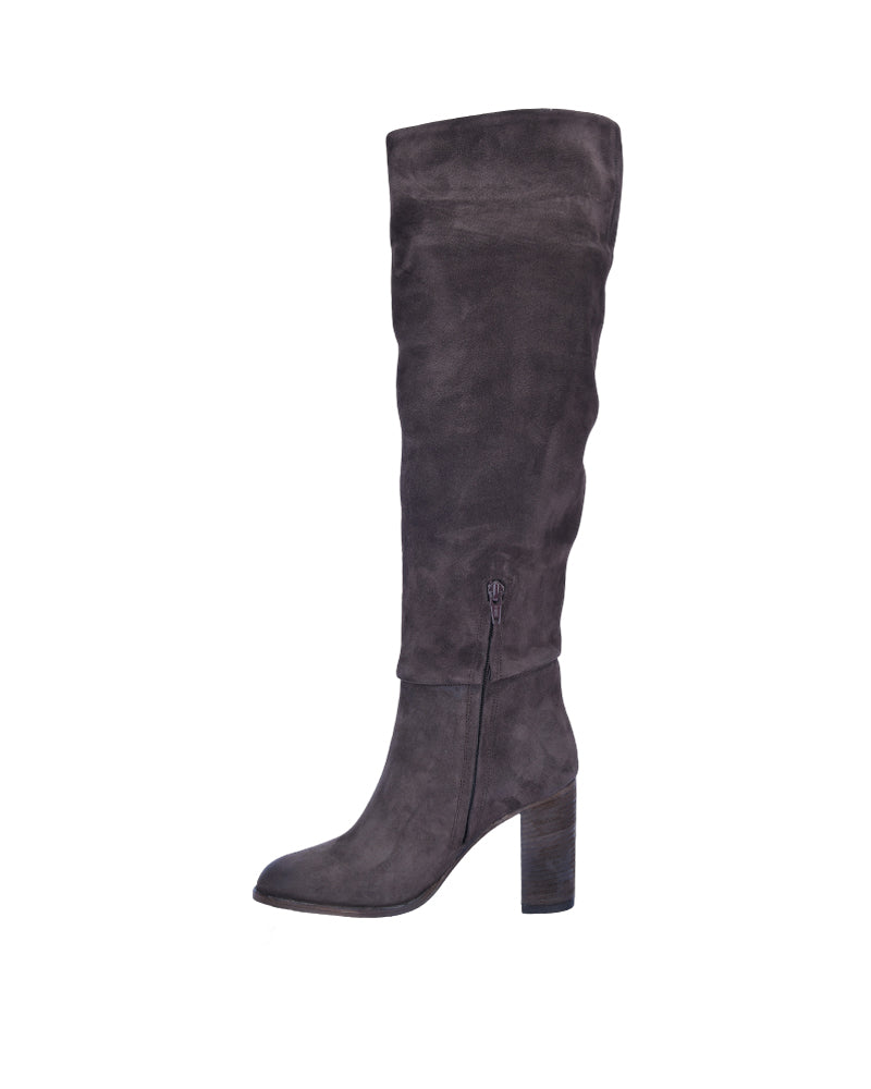 Velvet Knee-High Boot