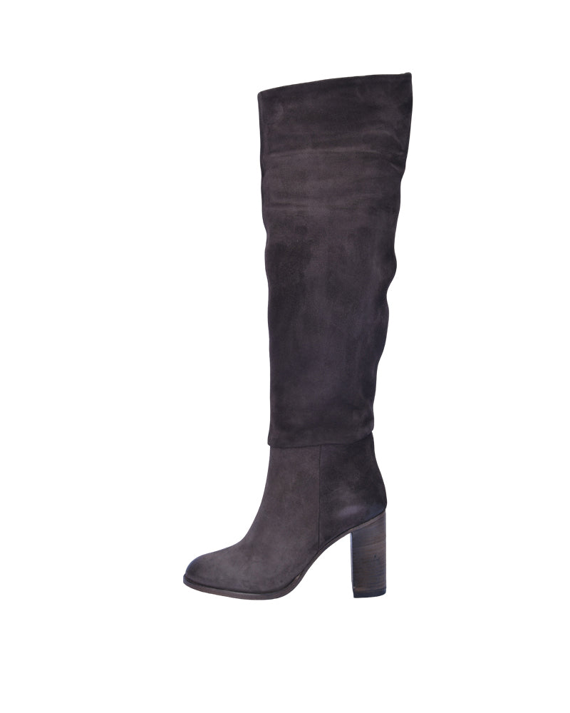 Velvet Knee-High Boot