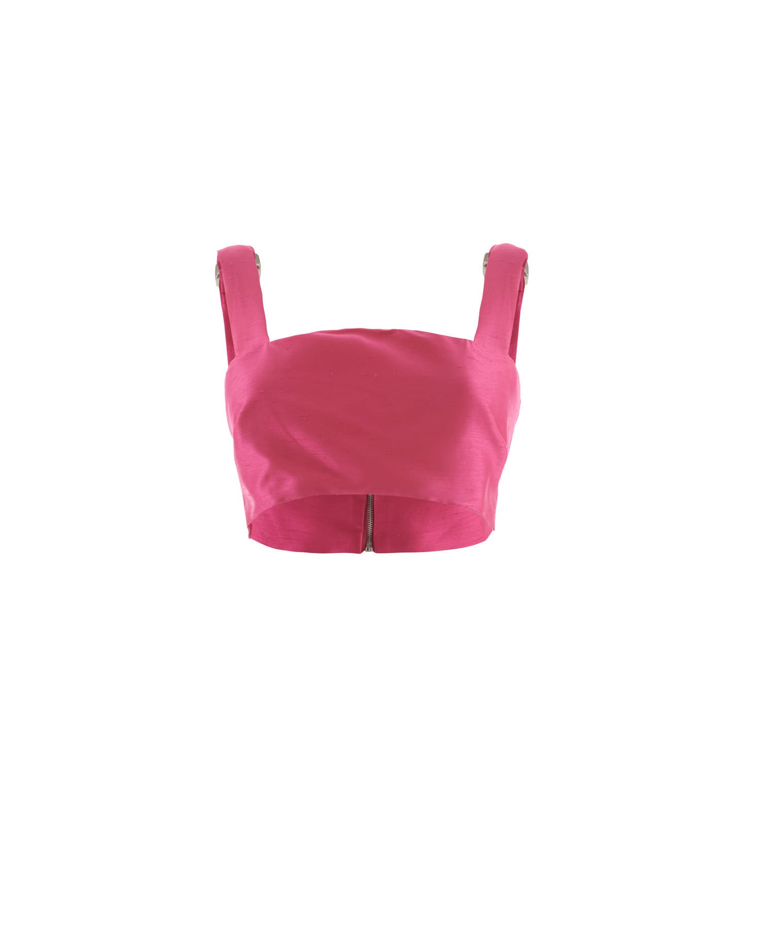 Summer Breeze Fushia Crop Top