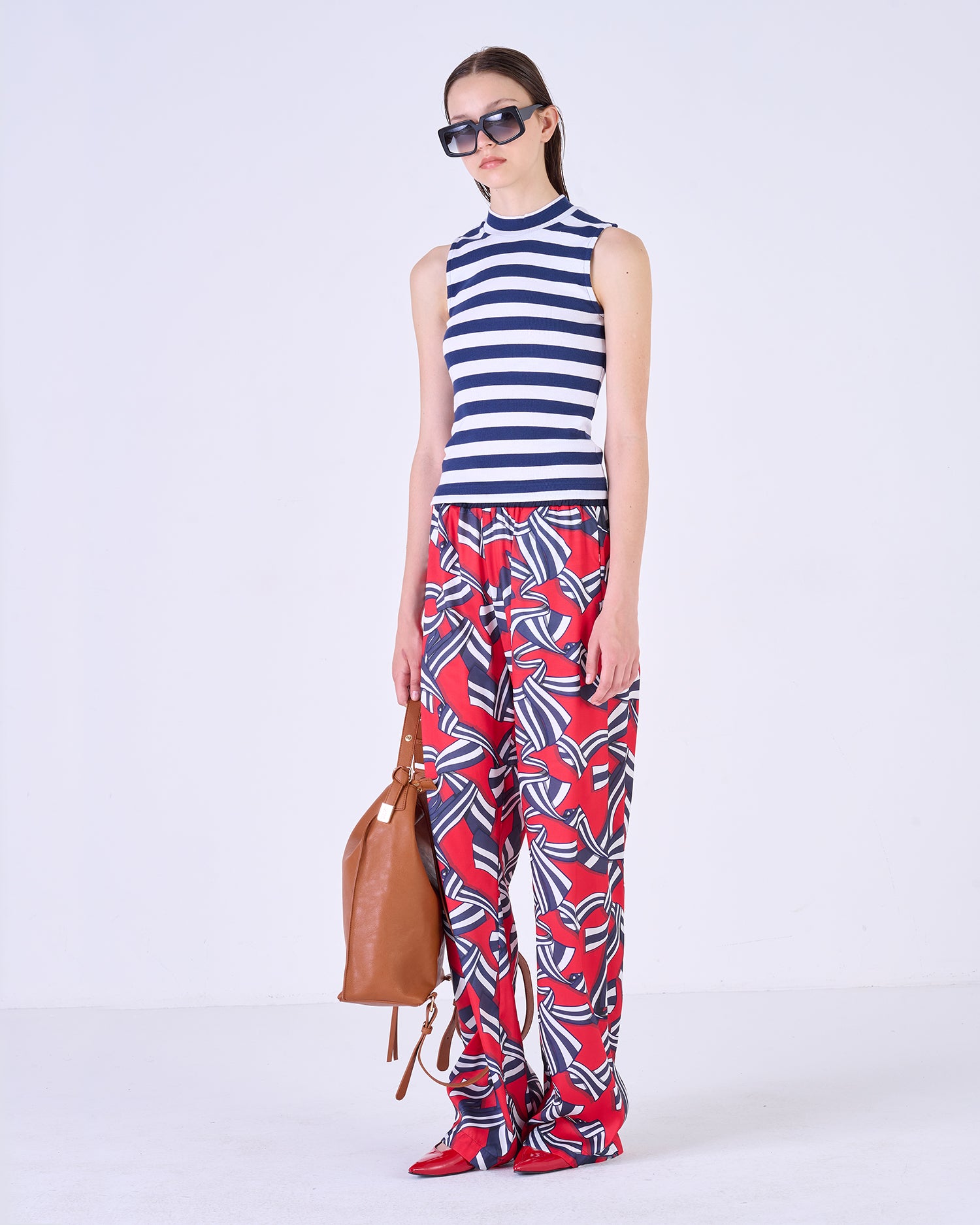 Tropical Breeze Wide-Leg Trousers