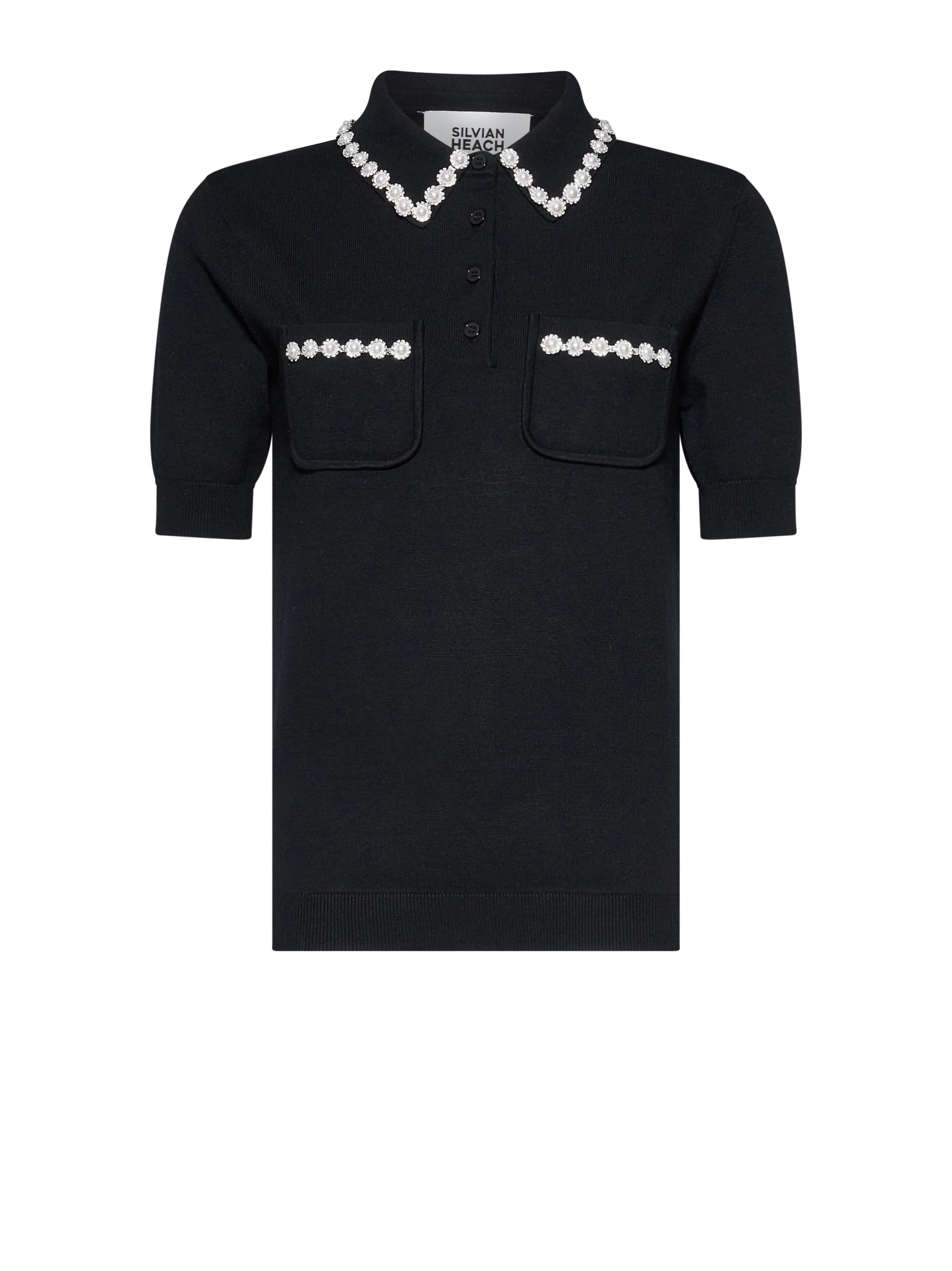 Top with decorated collar and iconic design