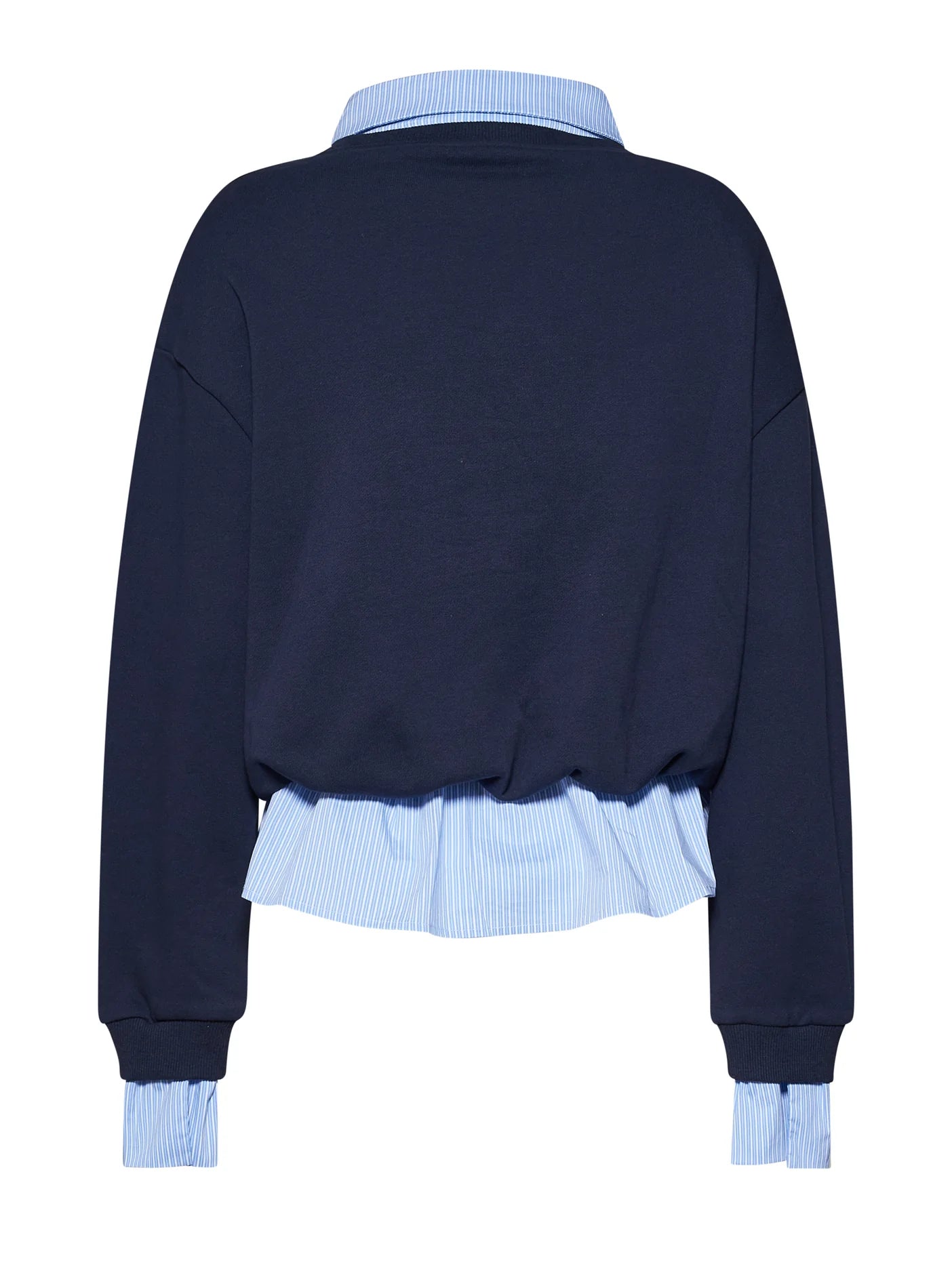 Layered sweater with a contemporary design