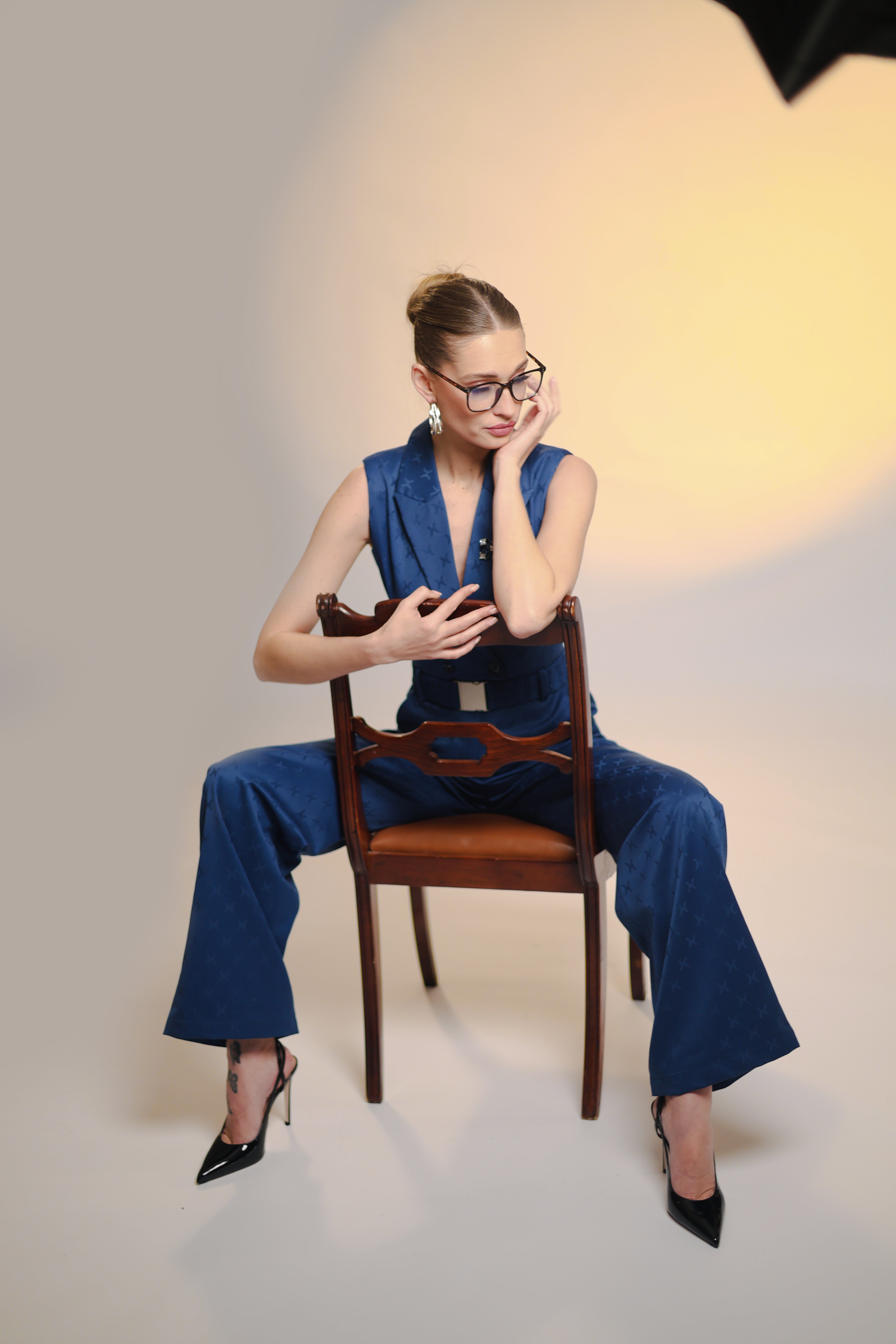 Midnight Tailored Jumpsuit
