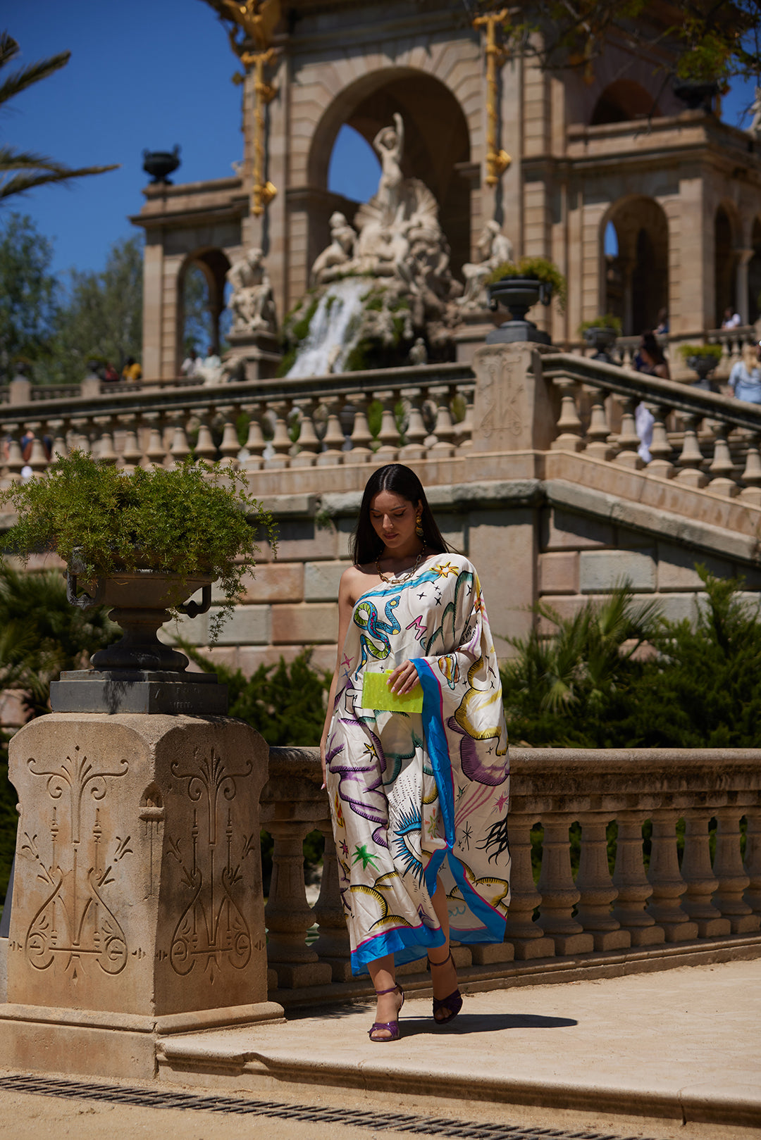 Chic Draped Maxi Dress