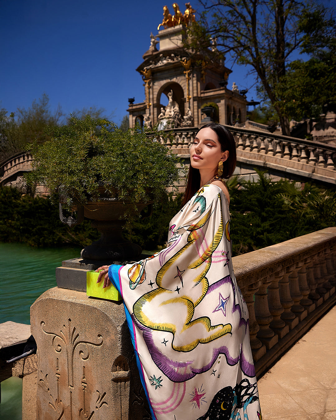 Chic Draped Maxi Dress