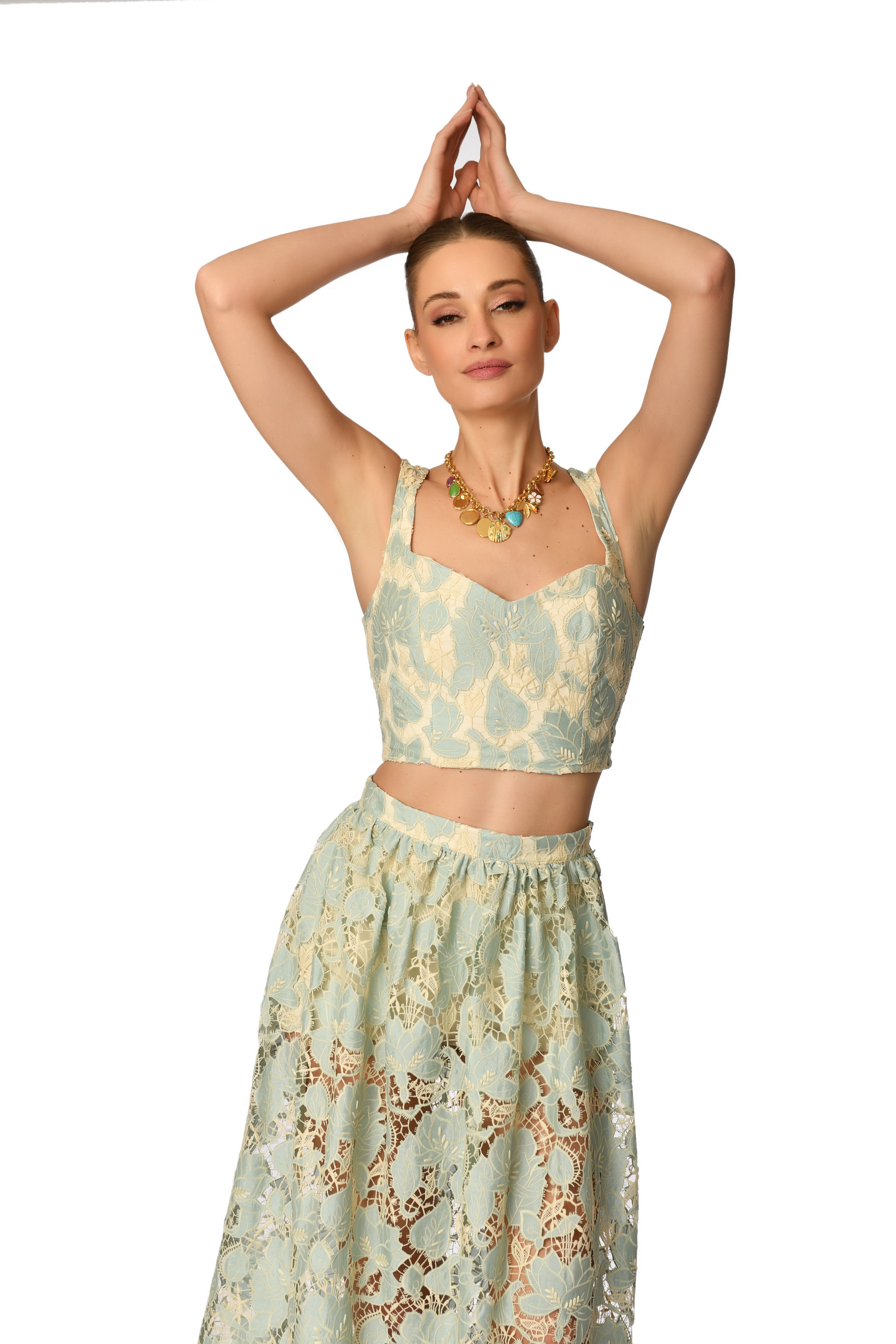 Celeste Lace Crop Top