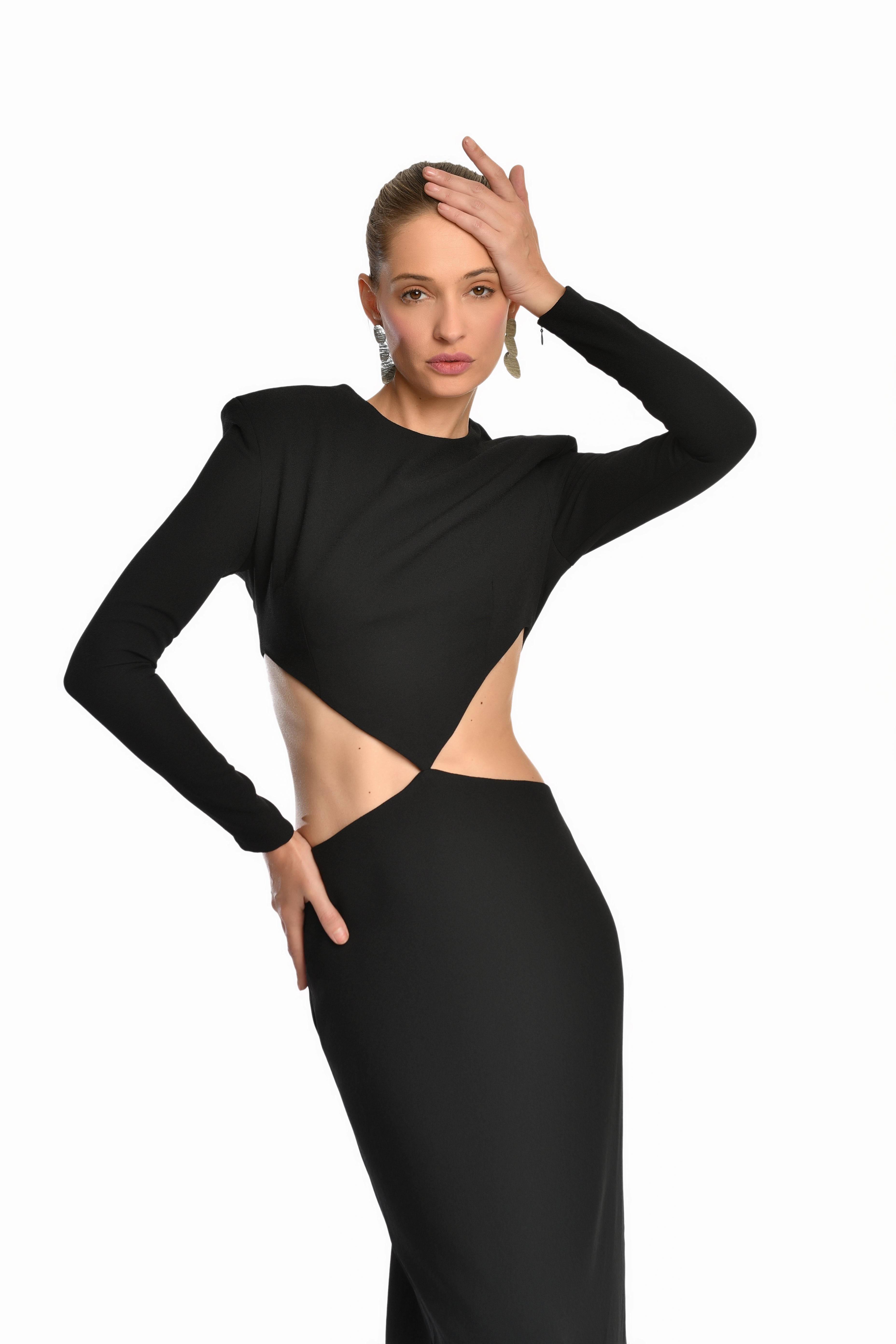 Midsection Cutout Dress