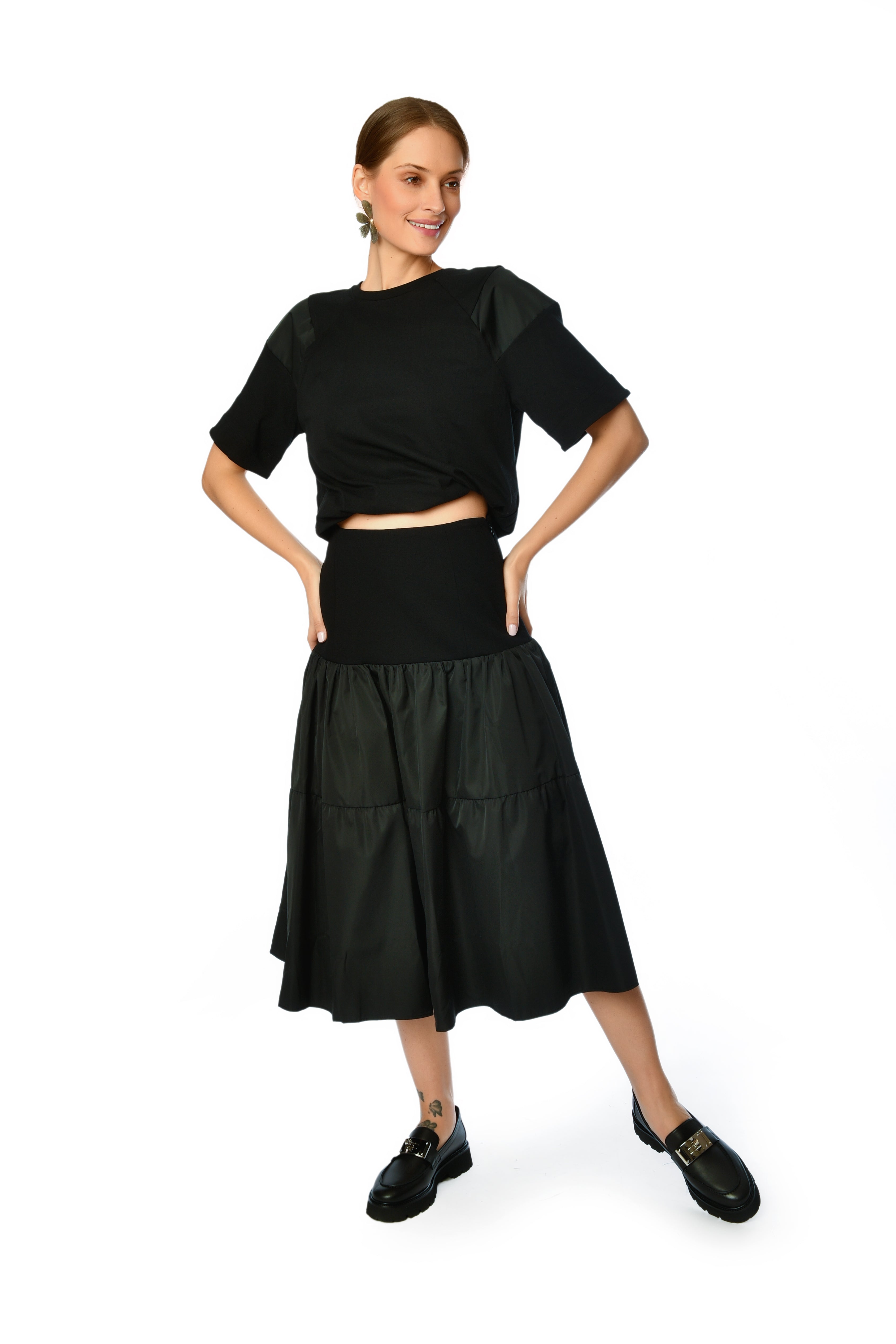 High- Waisted Voluminous Skirt