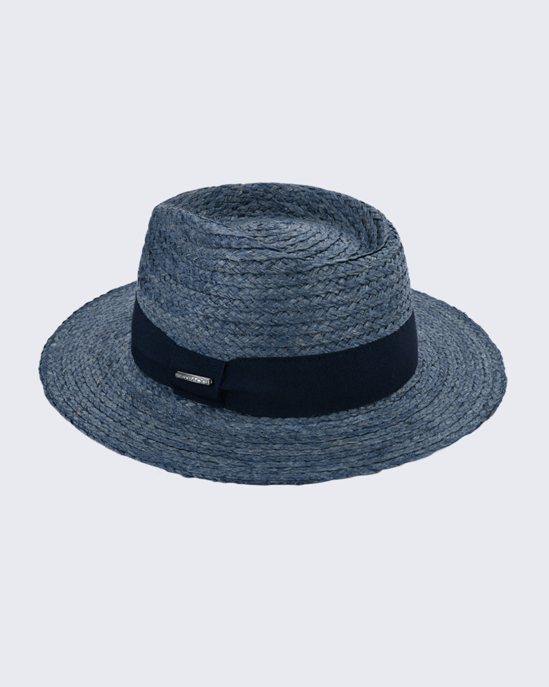 Woven Wide-Brim Hat