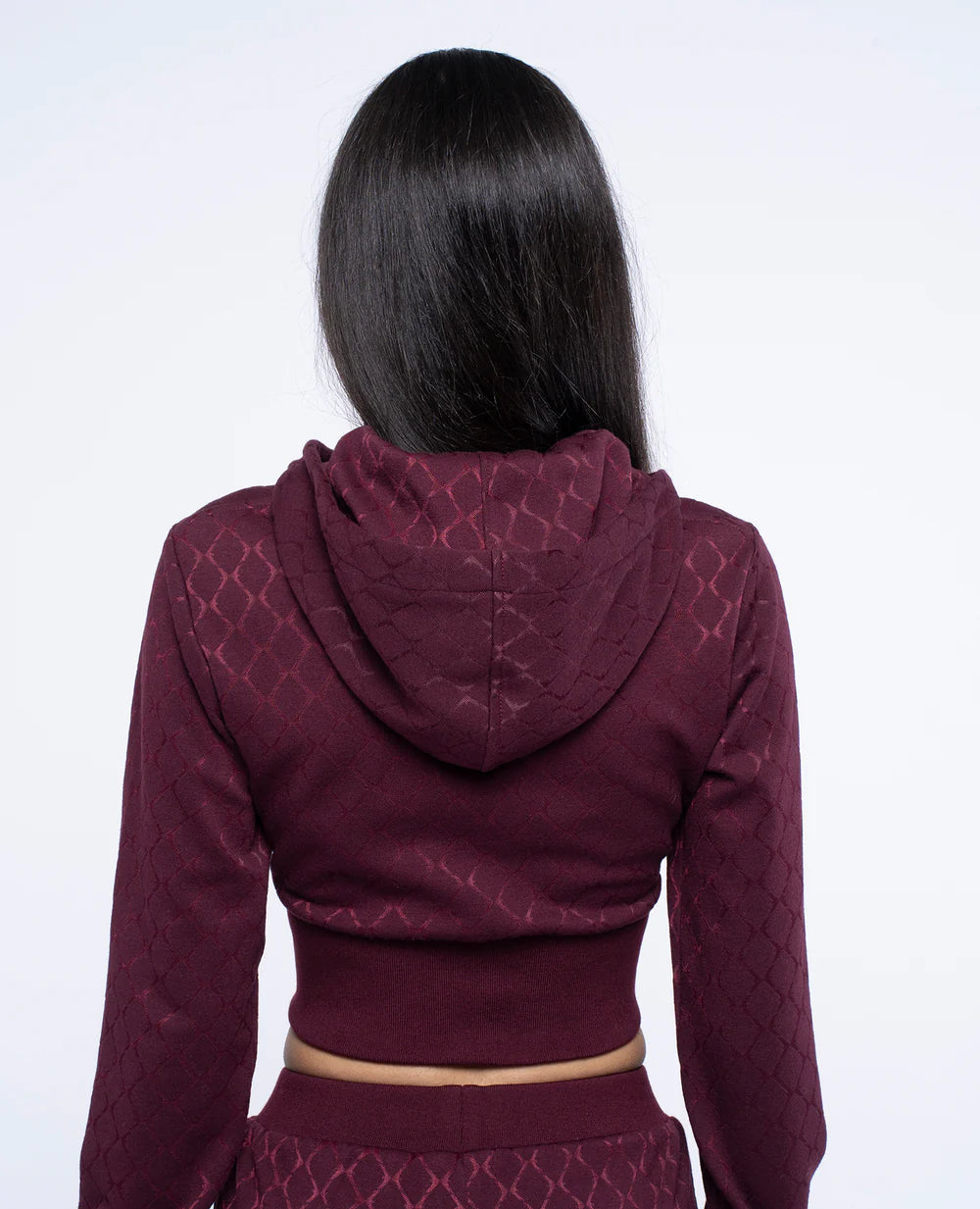 Cropped Wine Sweater