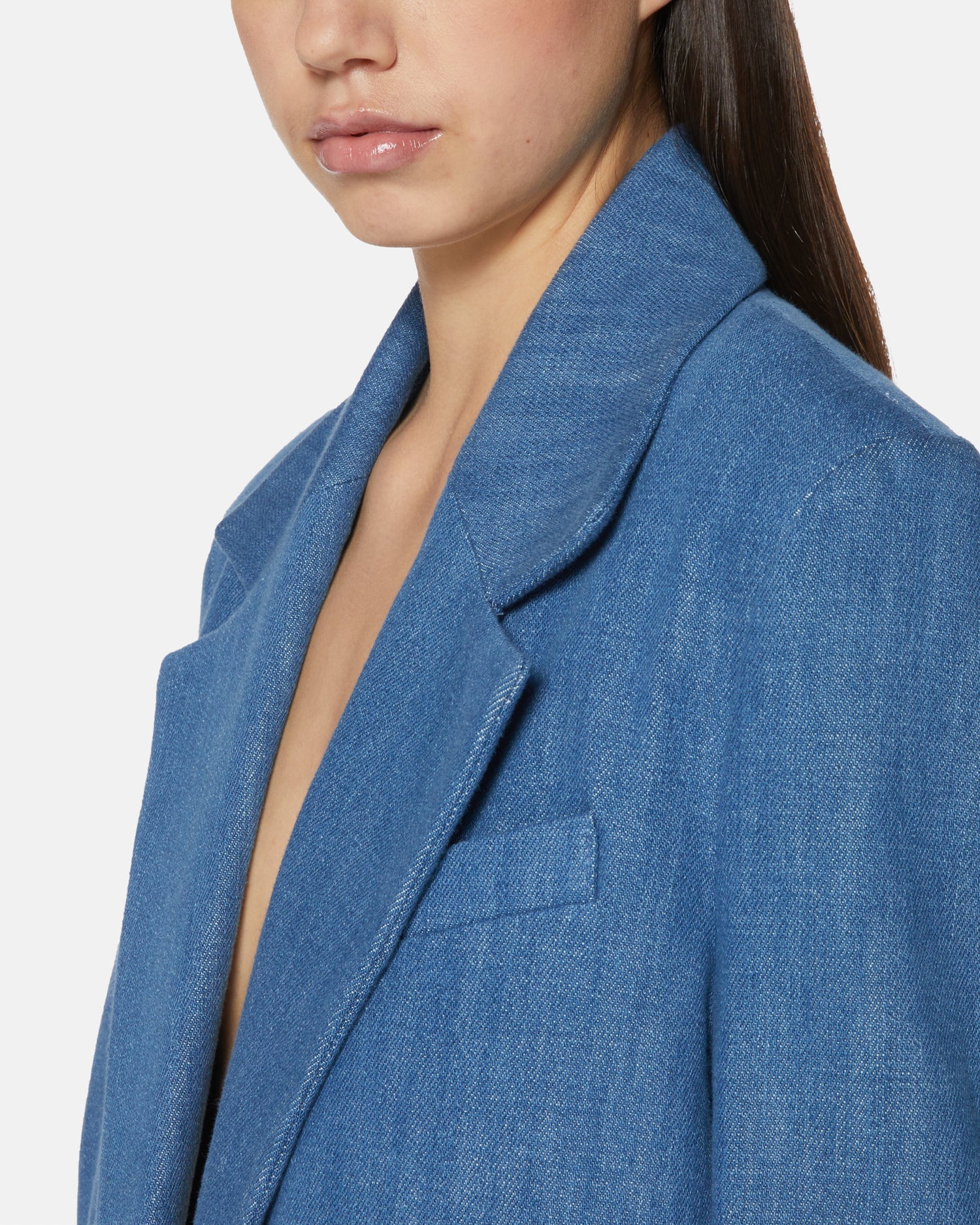 Tailored Denim Blazer