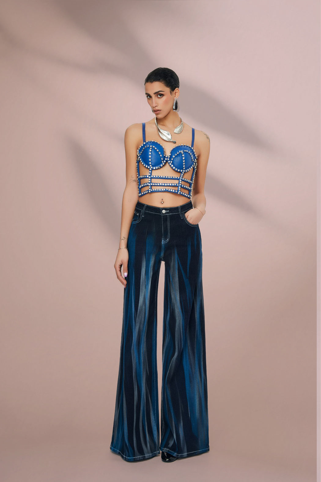 Midnight Mirage Denim Trousers