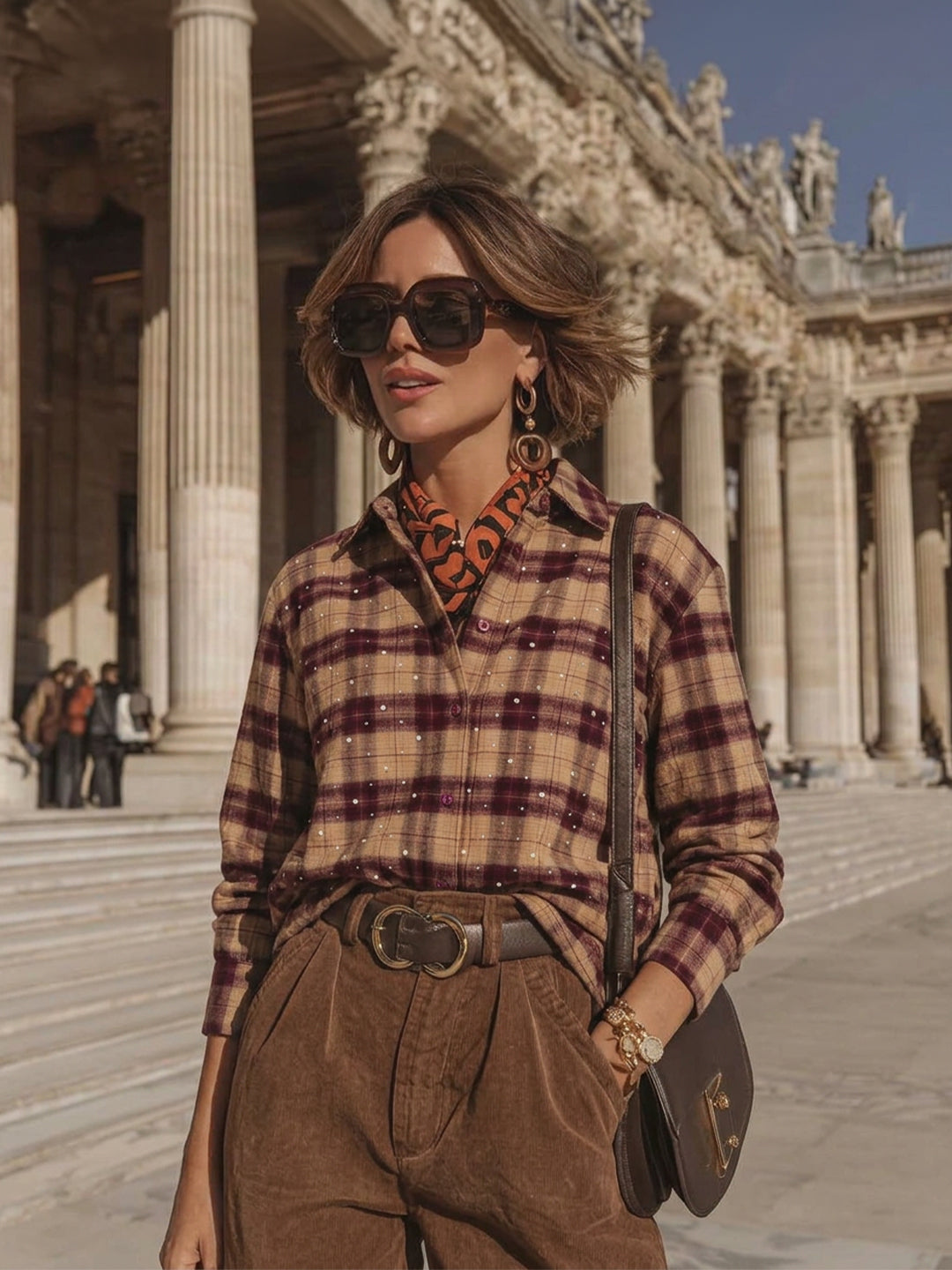 Checked shirt in warm flannel