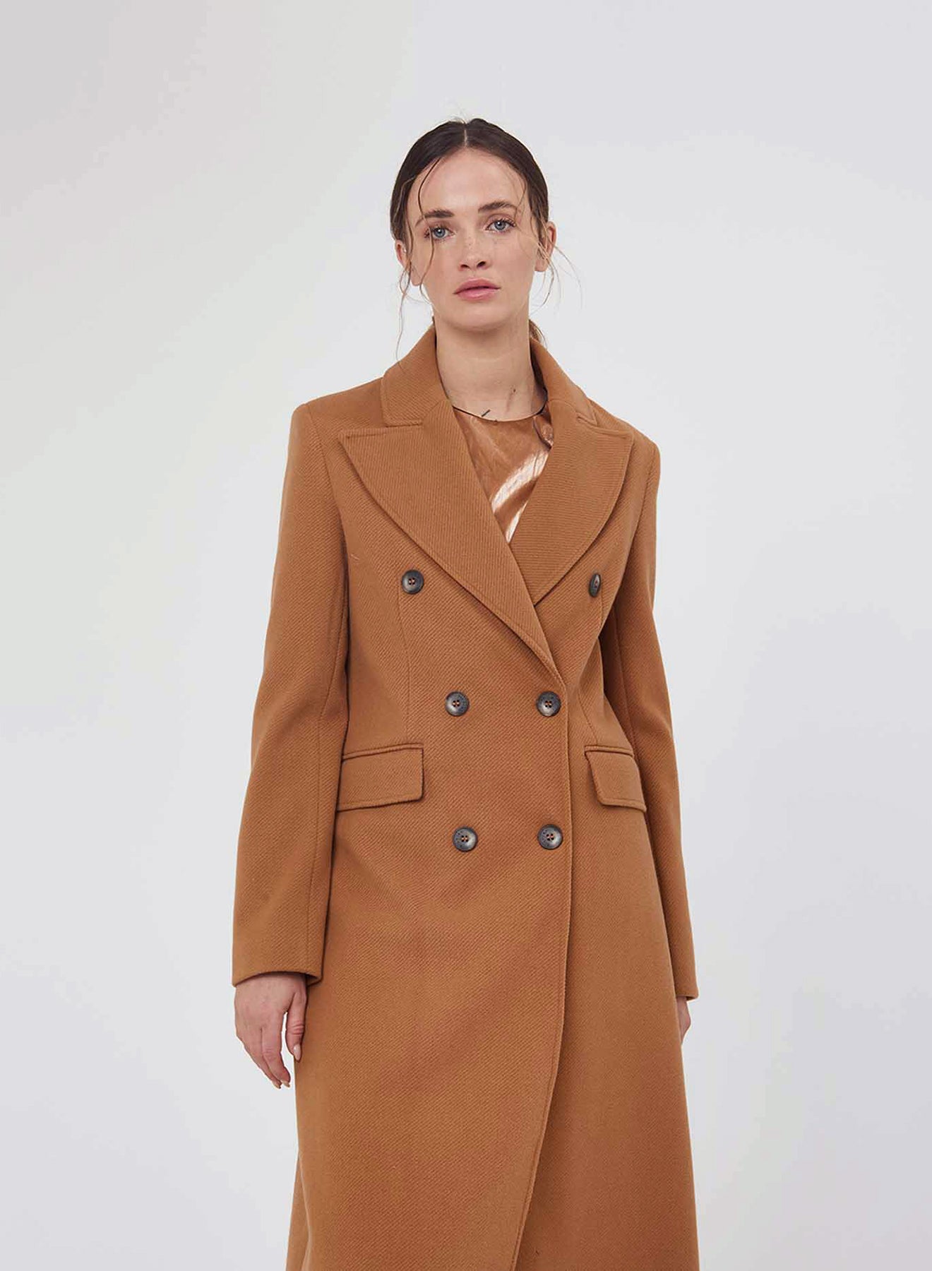 DOUBLE-BREASTED SLIM COAT SI/2180