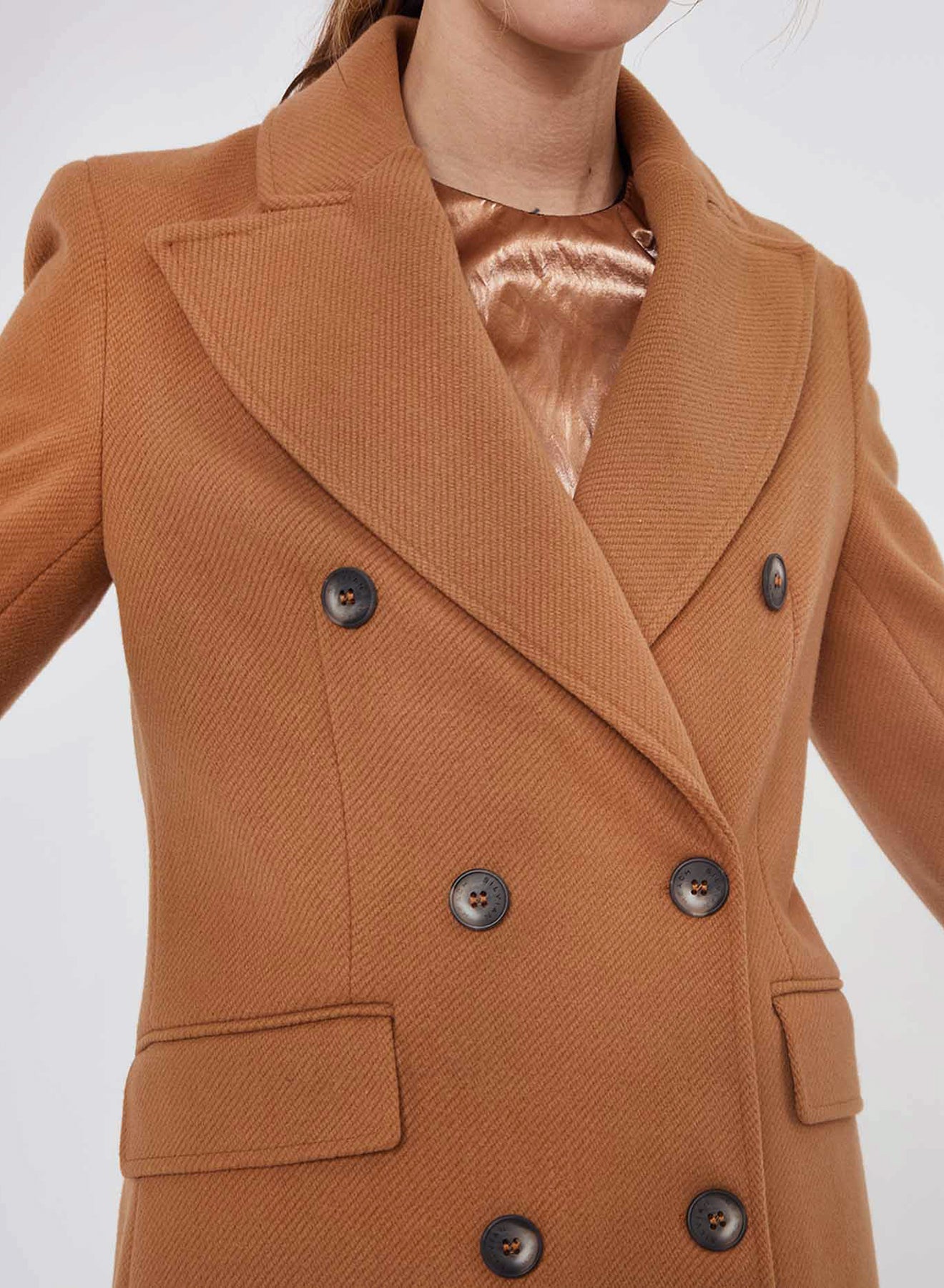 DOUBLE-BREASTED SLIM COAT SI/2180