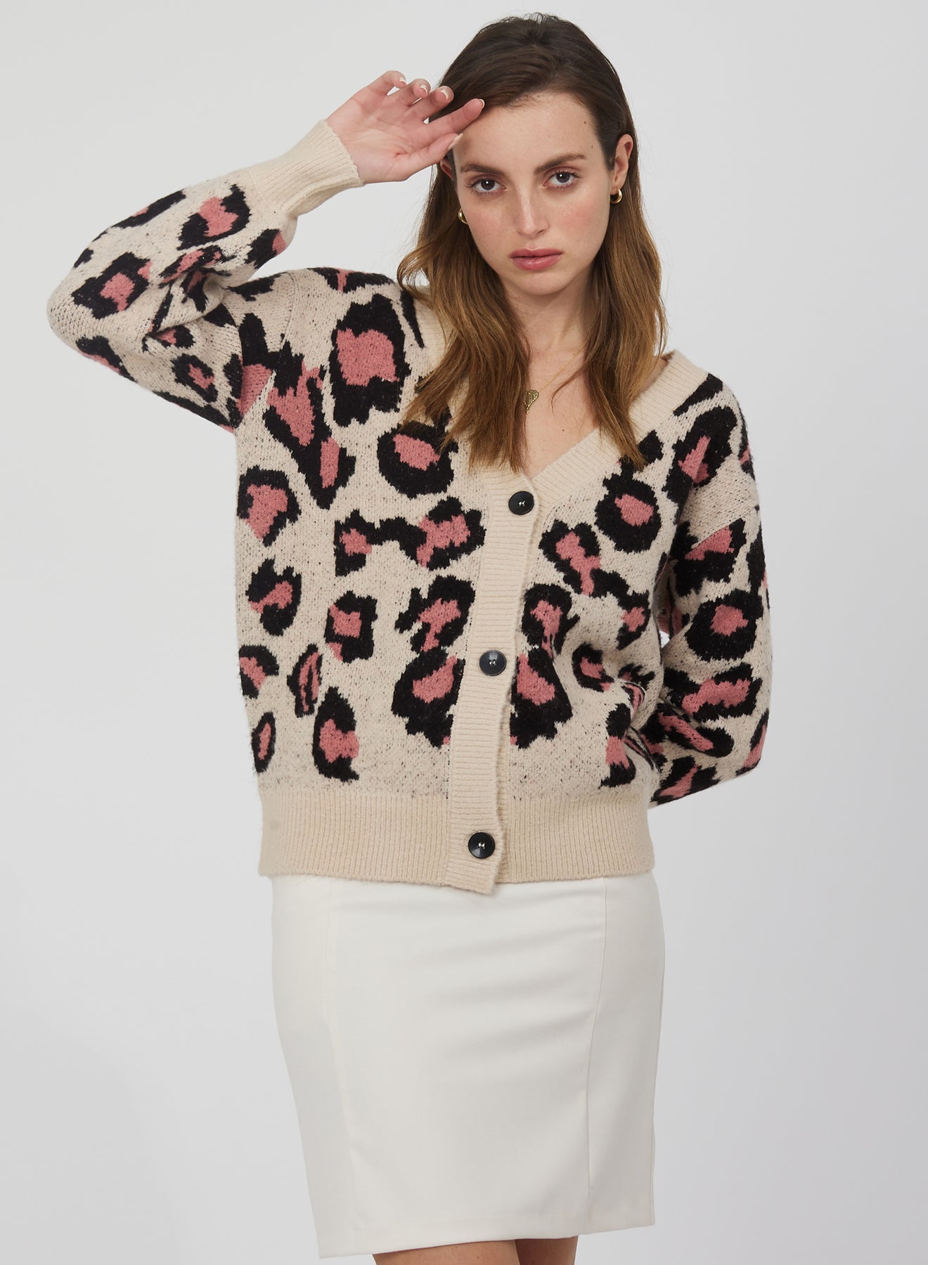 LEOPARD OVER CARDIGAN SI/2101