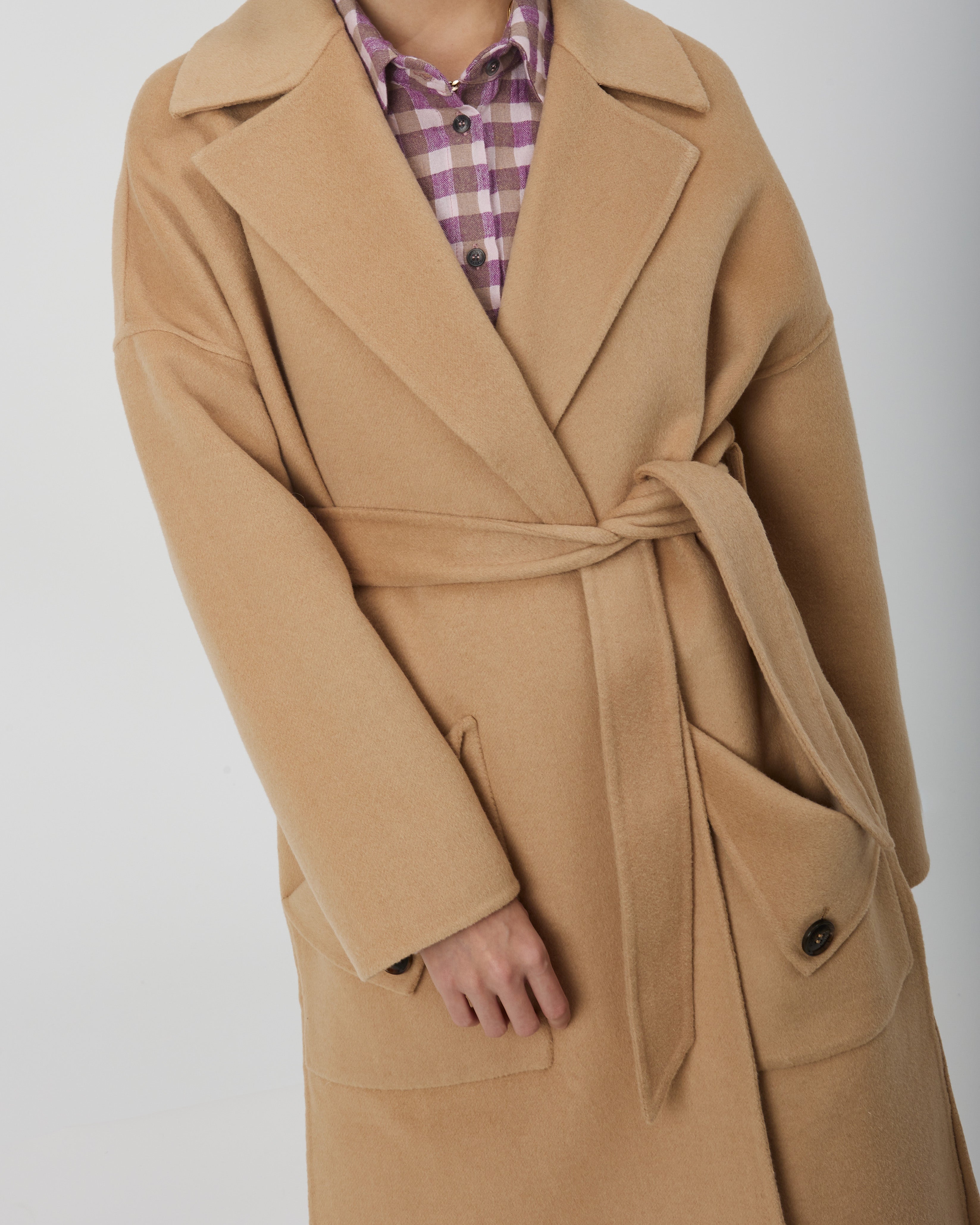 OVER COAT WITH BELT AND POCKETS SI/2199