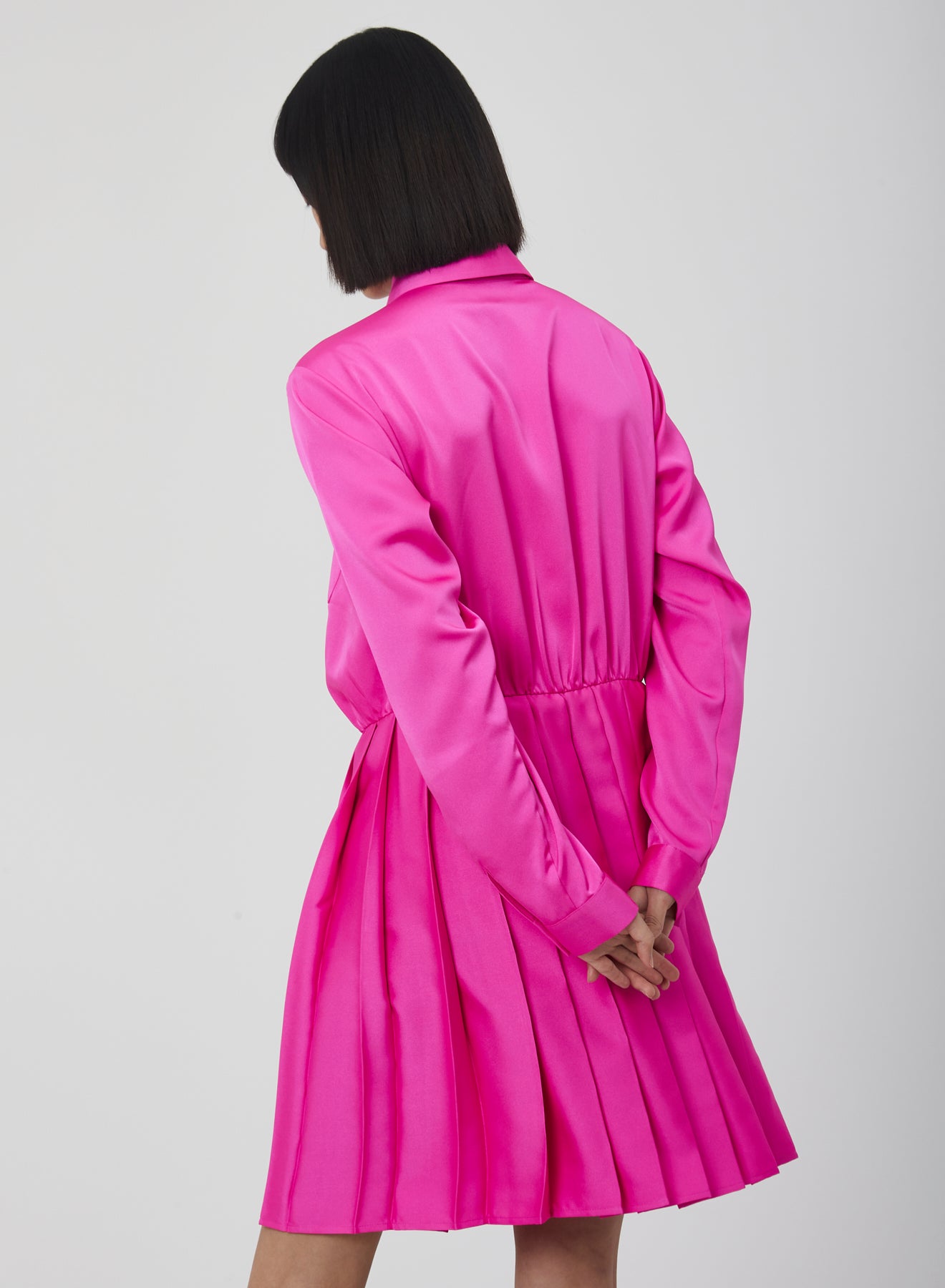 SHIRT-DRESS WITH PLEATS SI/2237