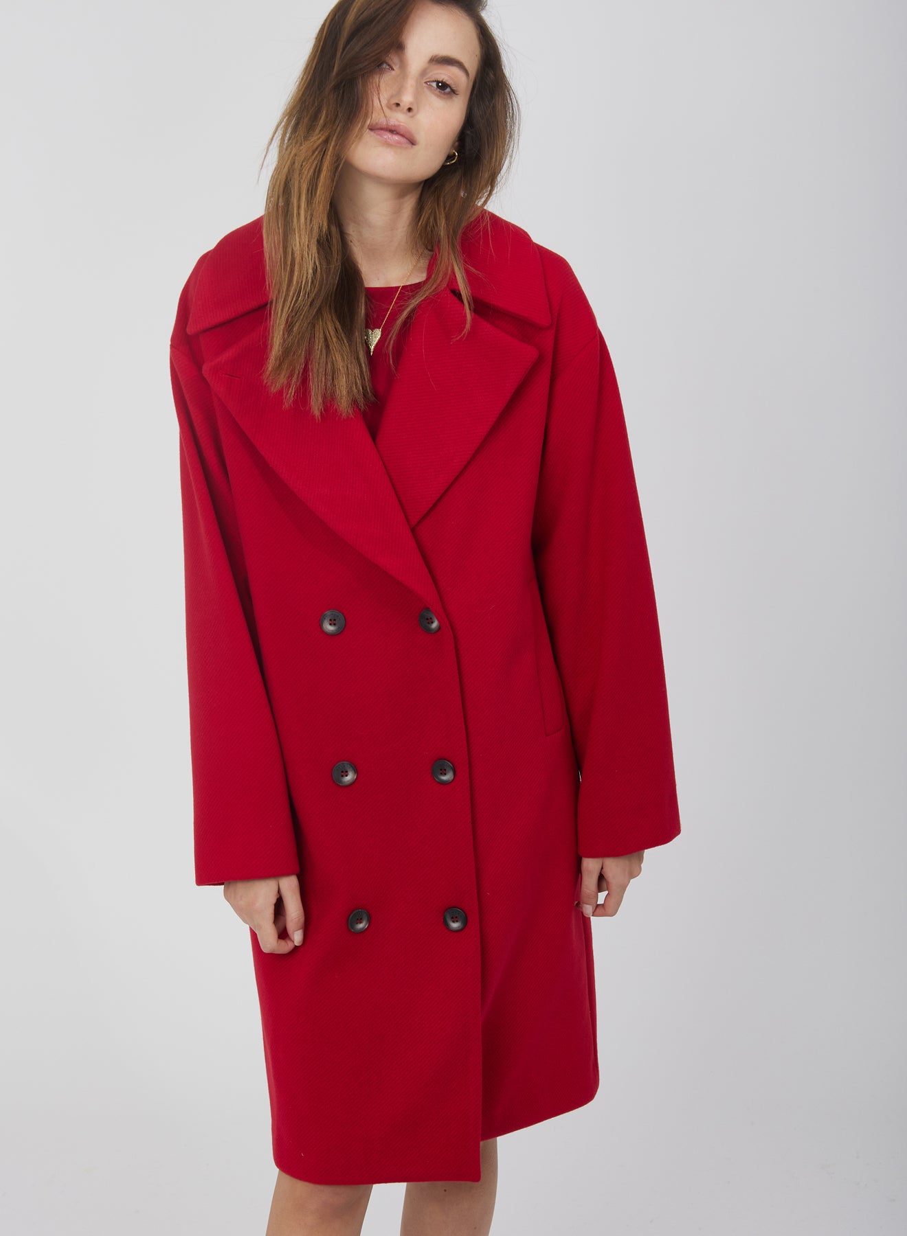 OVERSIZE DOUBLE-BREASTED COAT SI/2324