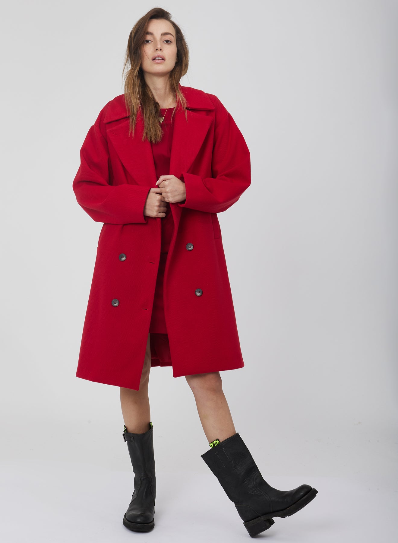 OVERSIZE DOUBLE-BREASTED COAT SI/2324