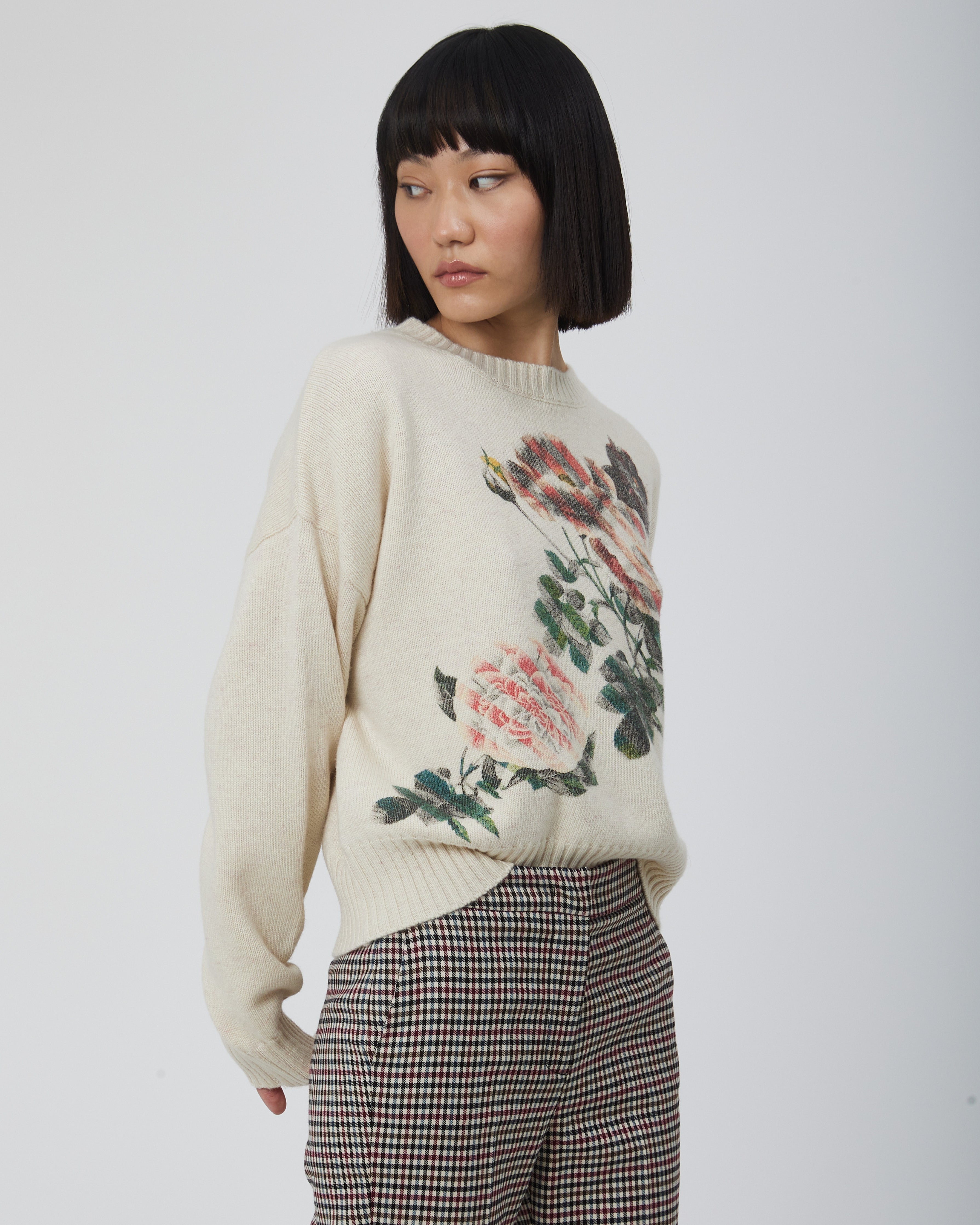 SWEATER WITH DECORATIVE PRINT SI/A483