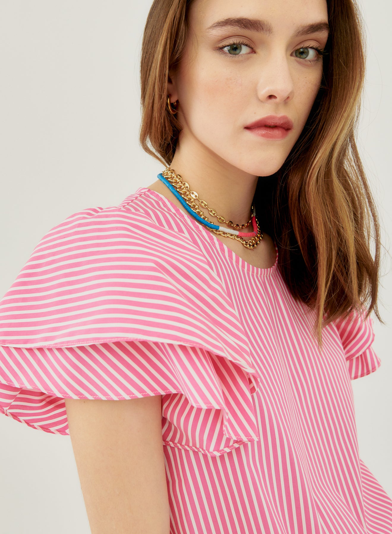 Blouse With Ruffles Si/2010 - Maria Pino