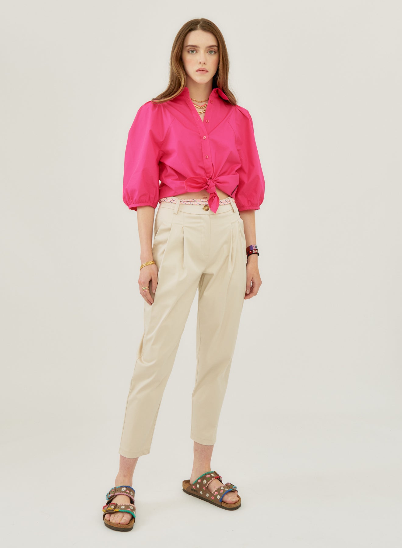 Trousers With Pleats Si/132