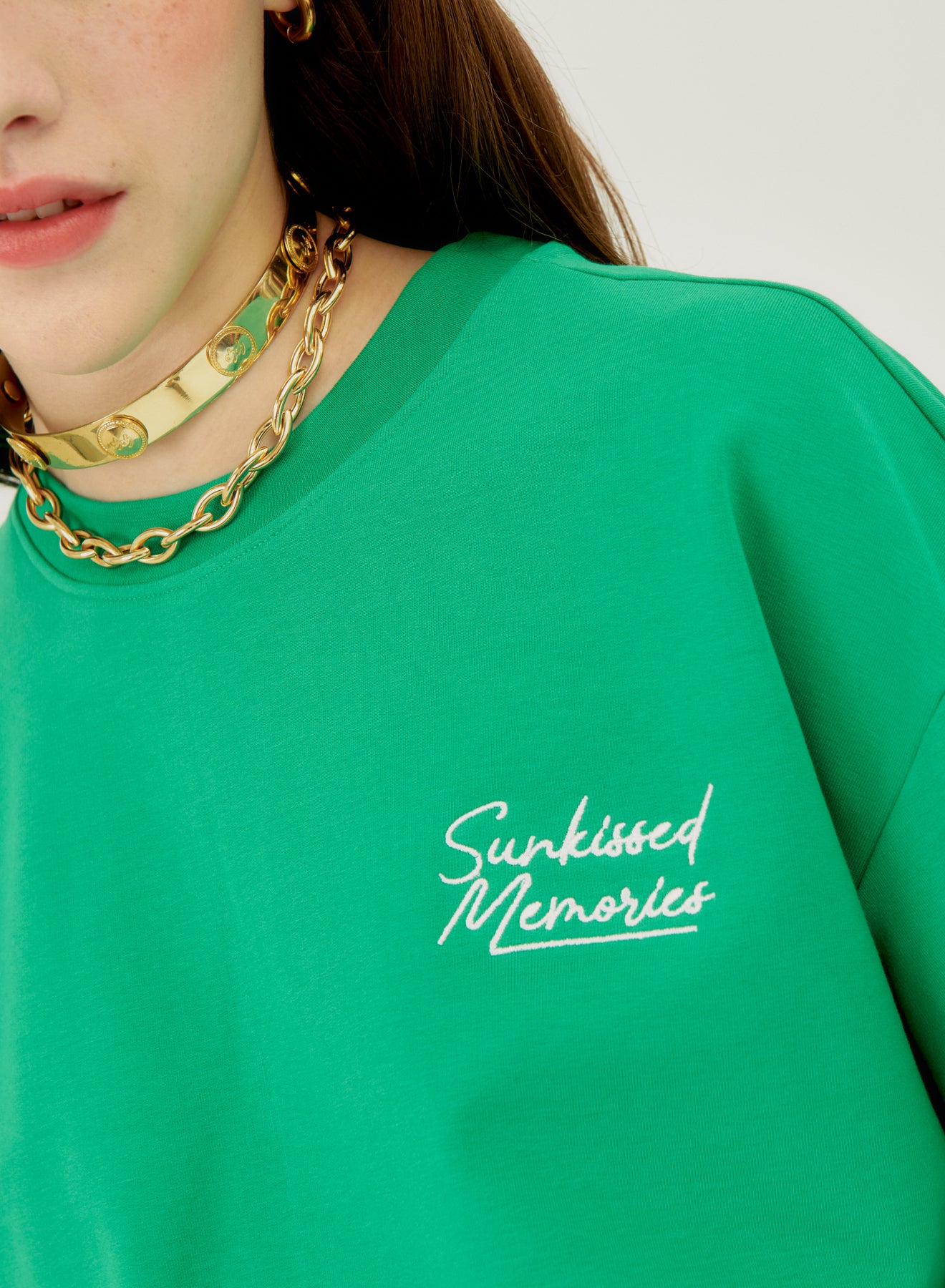 Sweatshirt With Wide Sleeves And Logo Si/2362