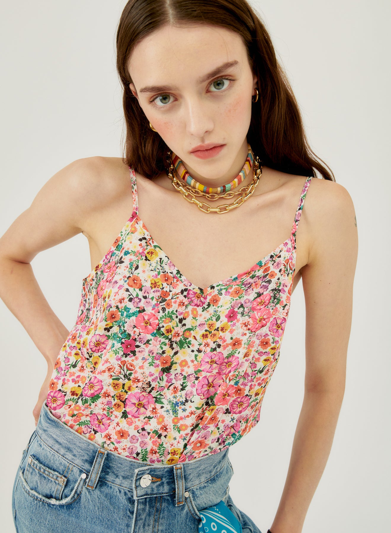 Top With Floral Print Si/2583